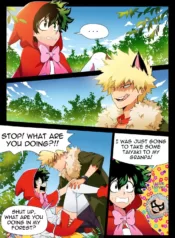 BakuDeku (My Hero Academia, Little Red Riding Hood) [Kitsune23star]