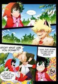 BakuDeku (My Hero Academia, Little Red Riding Hood) [Kitsune23star]