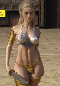 Elf VS Barbarian [Kizaru3D]