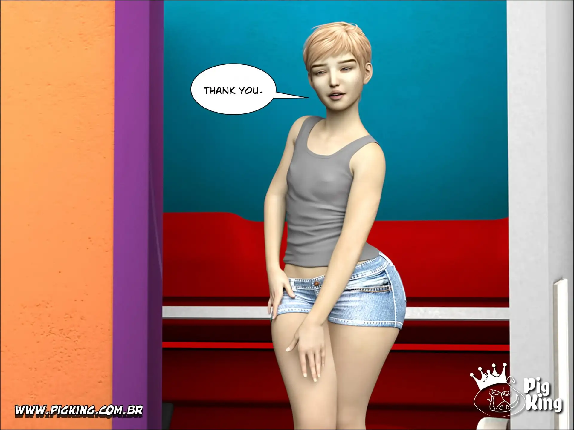 Tanning – Dominique – Chapter 1 [PigKing]