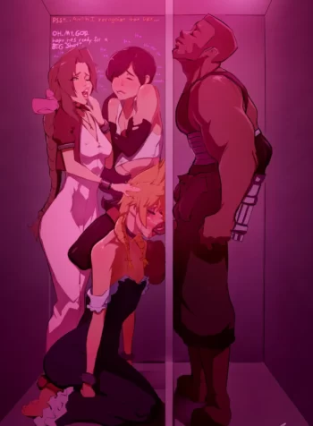 Cloud at the glory hole (Final Fantasy VII Remake) [Pee-Kay]