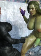 She-Hulk And Black Widow