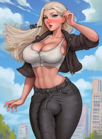 Futa x Femboy Blowing off steam [IronAIArt]
