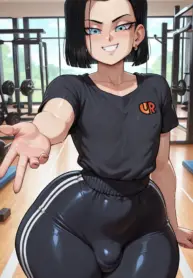 Android 17 in the Gym [WhiteSnow211]